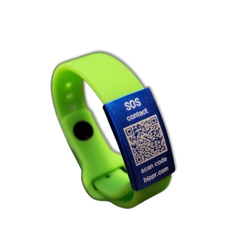 Bippr SOS ID-band Groen